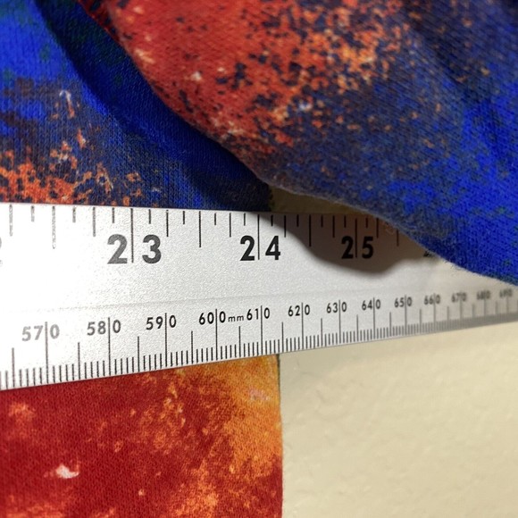 REEBOK Hoodie Unisex Size 2XL Rainbow Pullover Short Sleeve - Picture 5 of 9